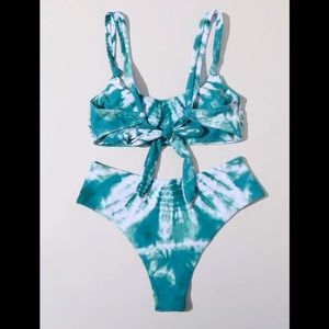 Shein tie dye bikini